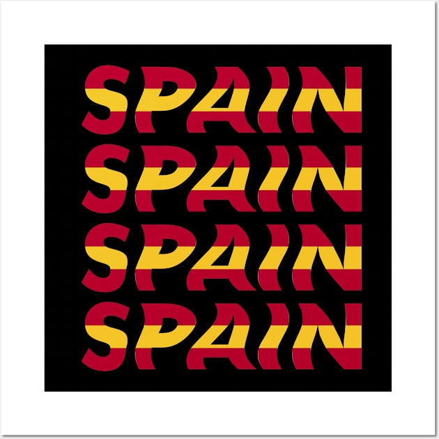 euro spain flag Wall Art by FIFTY CLOTH